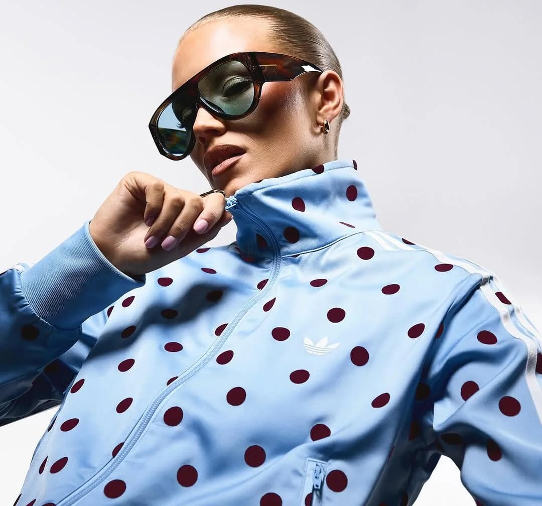 adidas Originals Drops A Viral Satin Polka Dot Tracksuit In 3 Nostalgic Colors