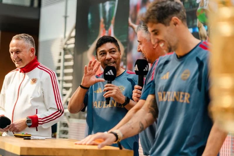 FC Bayern Legends at adidas World of Sport in Herzogenaurach
