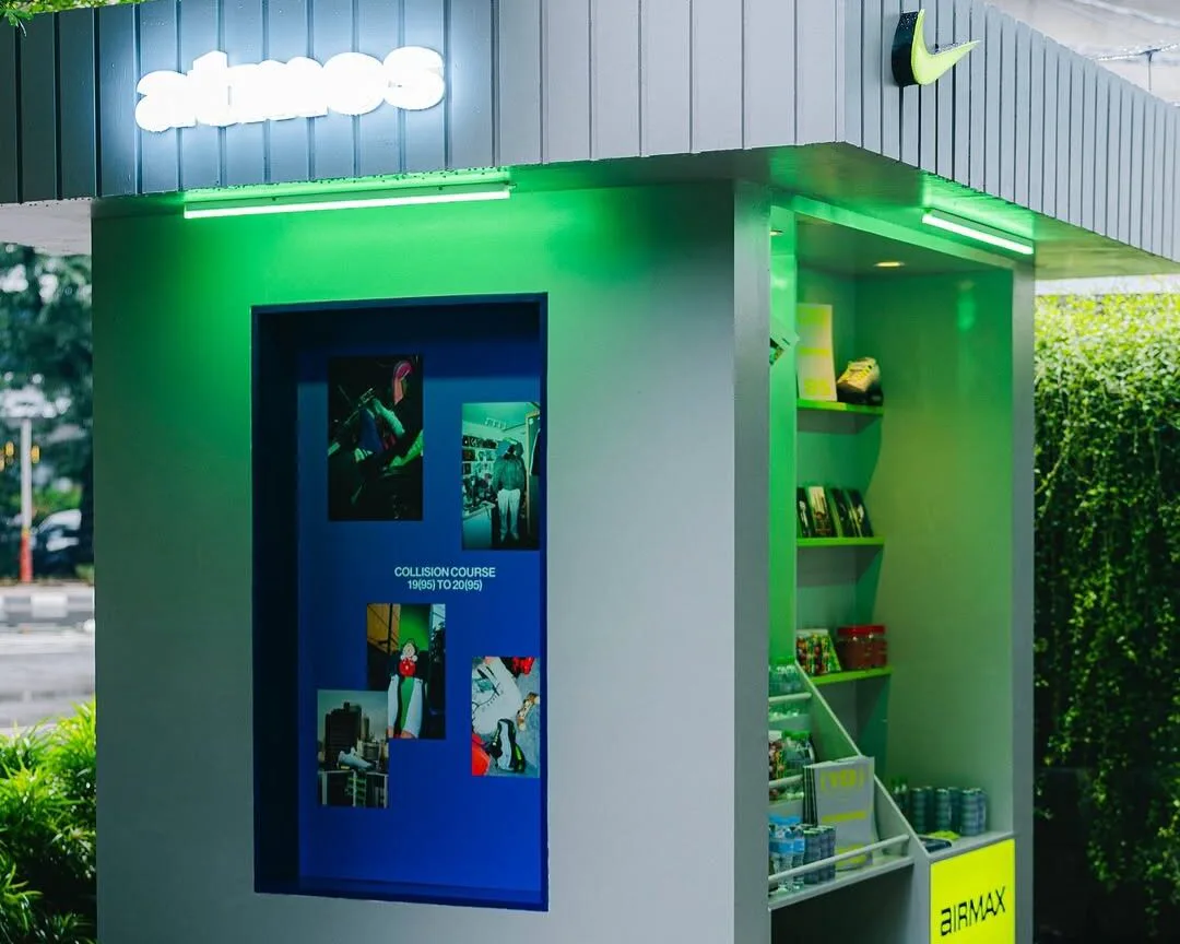 atmos and Nike Used a Newsstand Pop Up to Celebrate Air Max 95 Culture in Jakarta