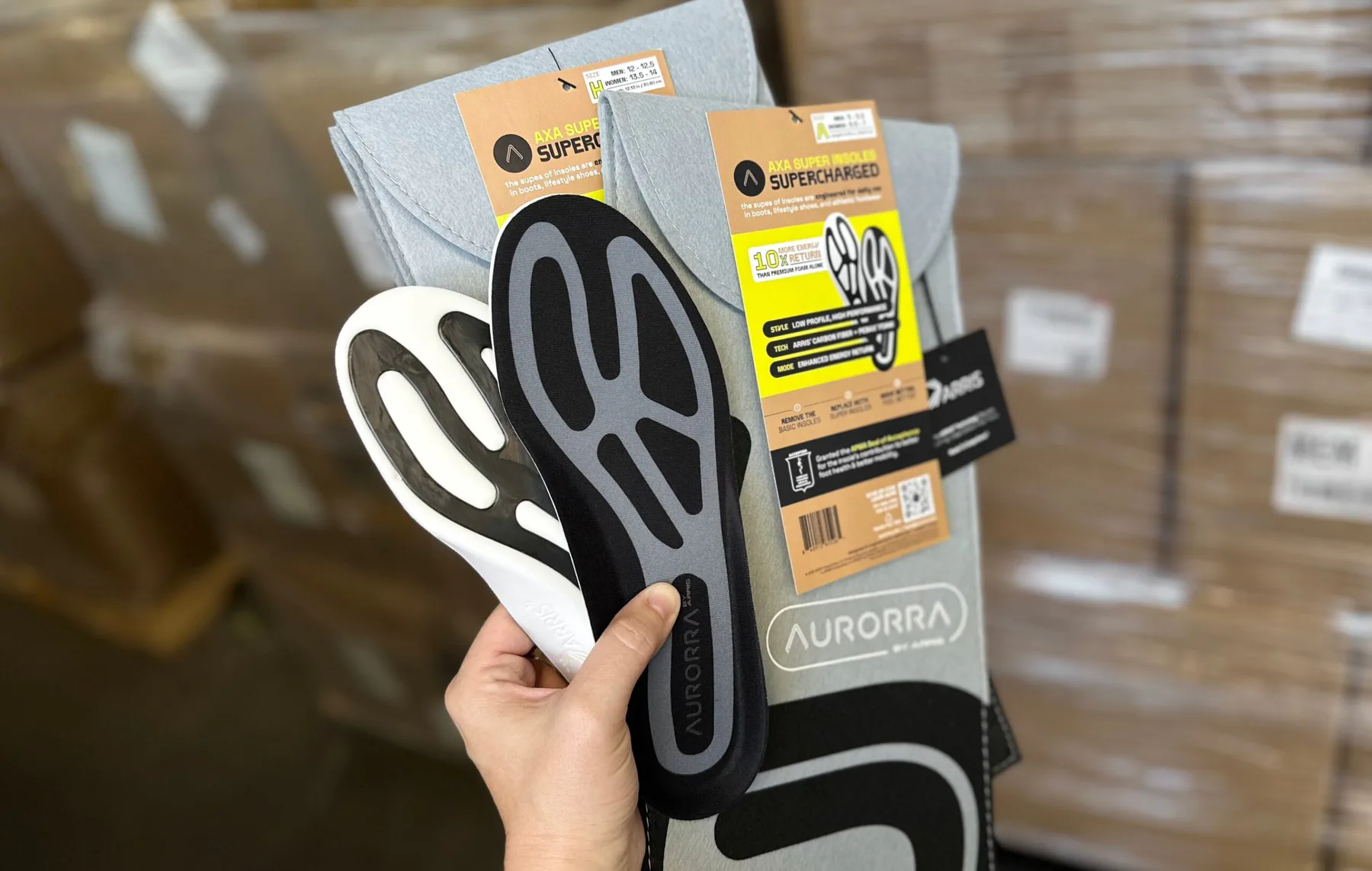 AURORRA by ARRIS Launches Carbon Fiber AXA Super Insoles at AAFES