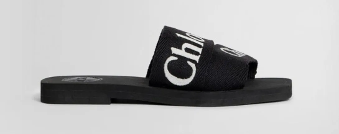 Chloé Woman Black Slides