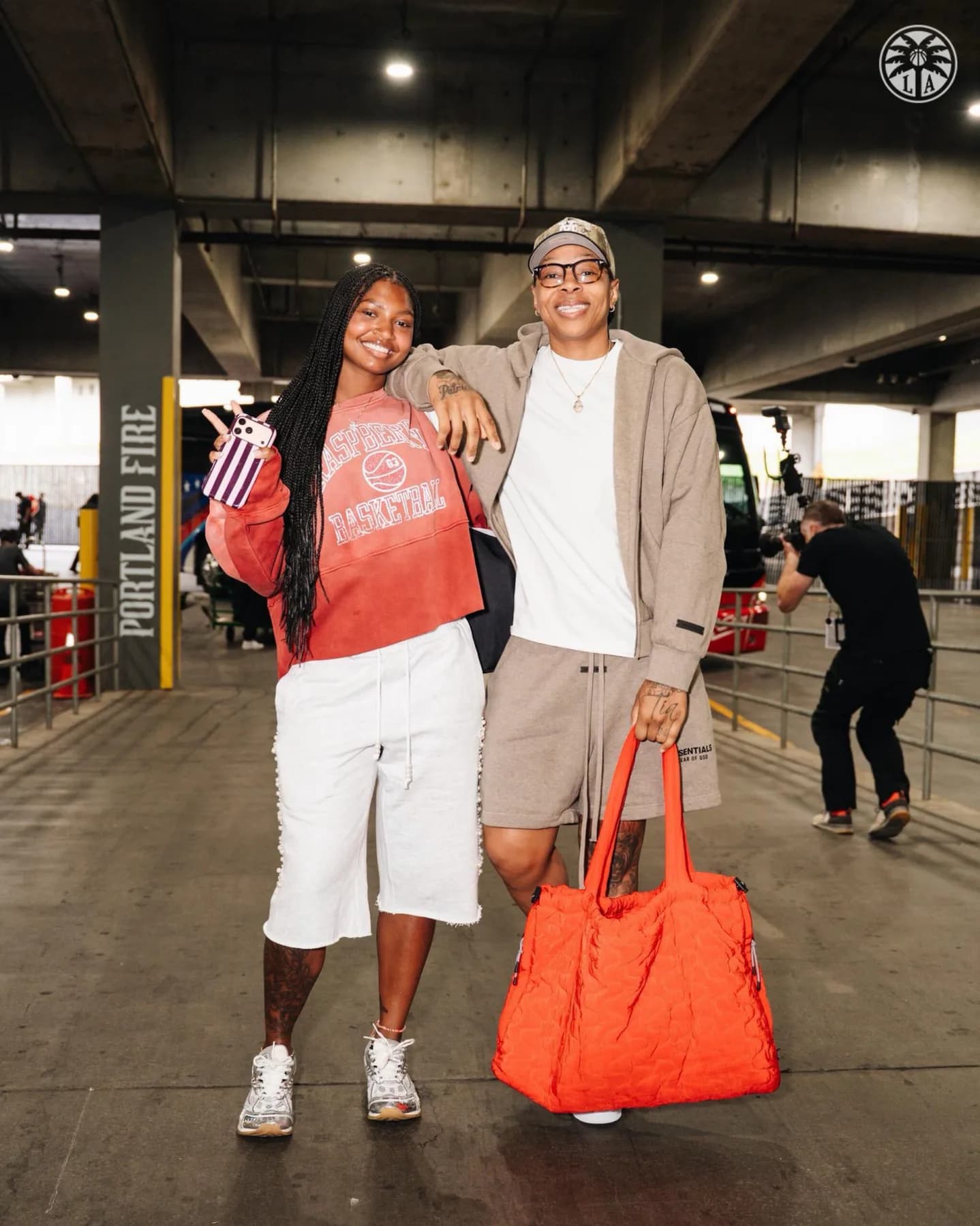 Cameron Brink Brings Runway Style to the WNBA Tunnel in All-White Look — additional view 2