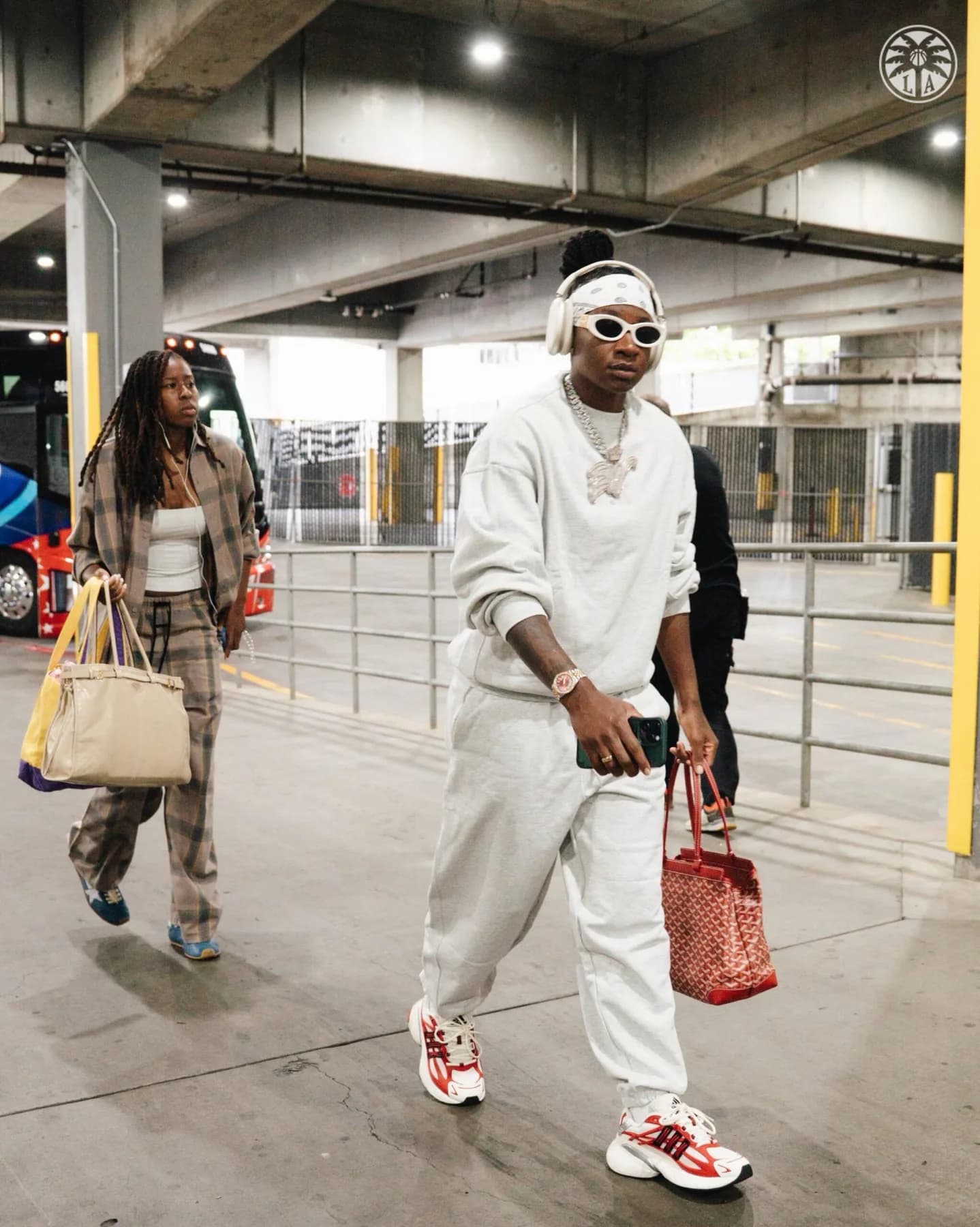 Cameron Brink Brings Runway Style to the WNBA Tunnel in All-White Look — additional view 1