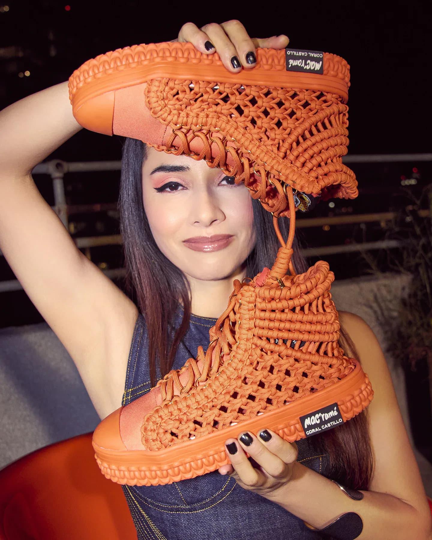 Stepping Up in Style: The MAC-Top Sneakers by CHEETOS Mac ‘N Cheese and Coral Castillo