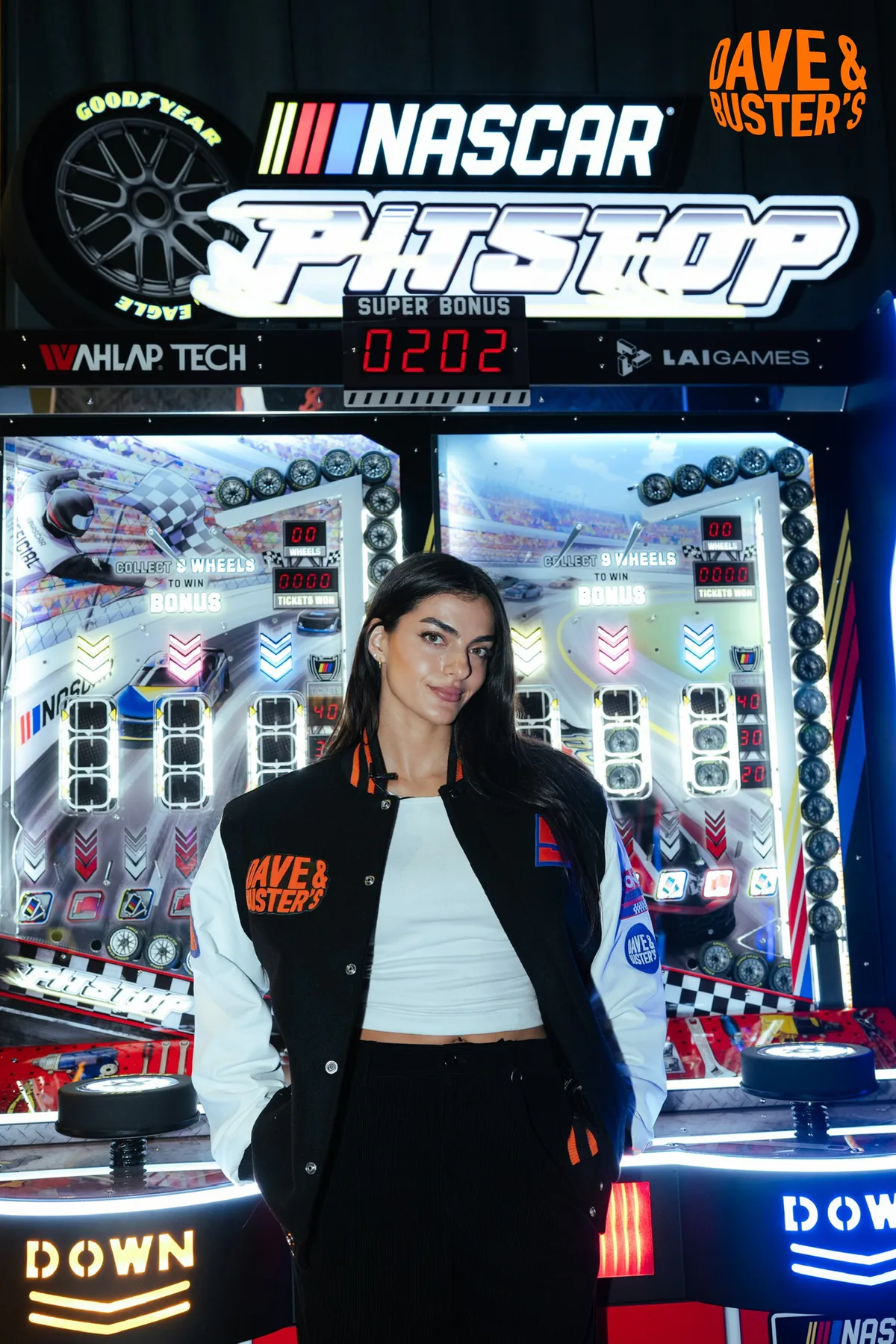 Dave and Buster’s Launches NASCAR Partnership With Toni Breidinger for Summer 2025