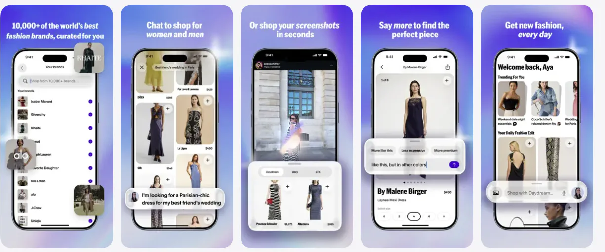 Daydream Unveils Smarter AI Shopping With New iPhone App