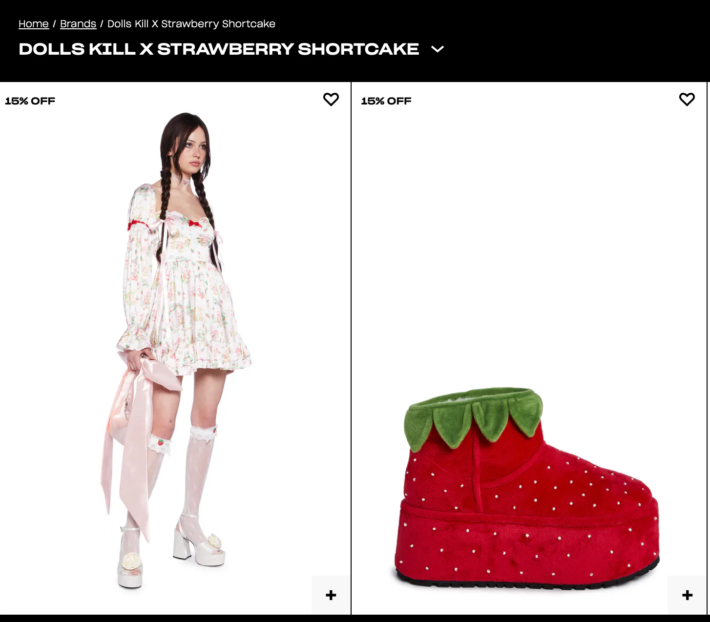 Dolls Kill and Strawberry Shortcake Debut Shoe Collab