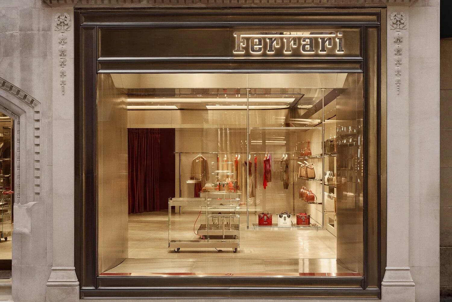 Ferrari Style's First U.K. Store Puts It On London's Most Competitive Luxury Block