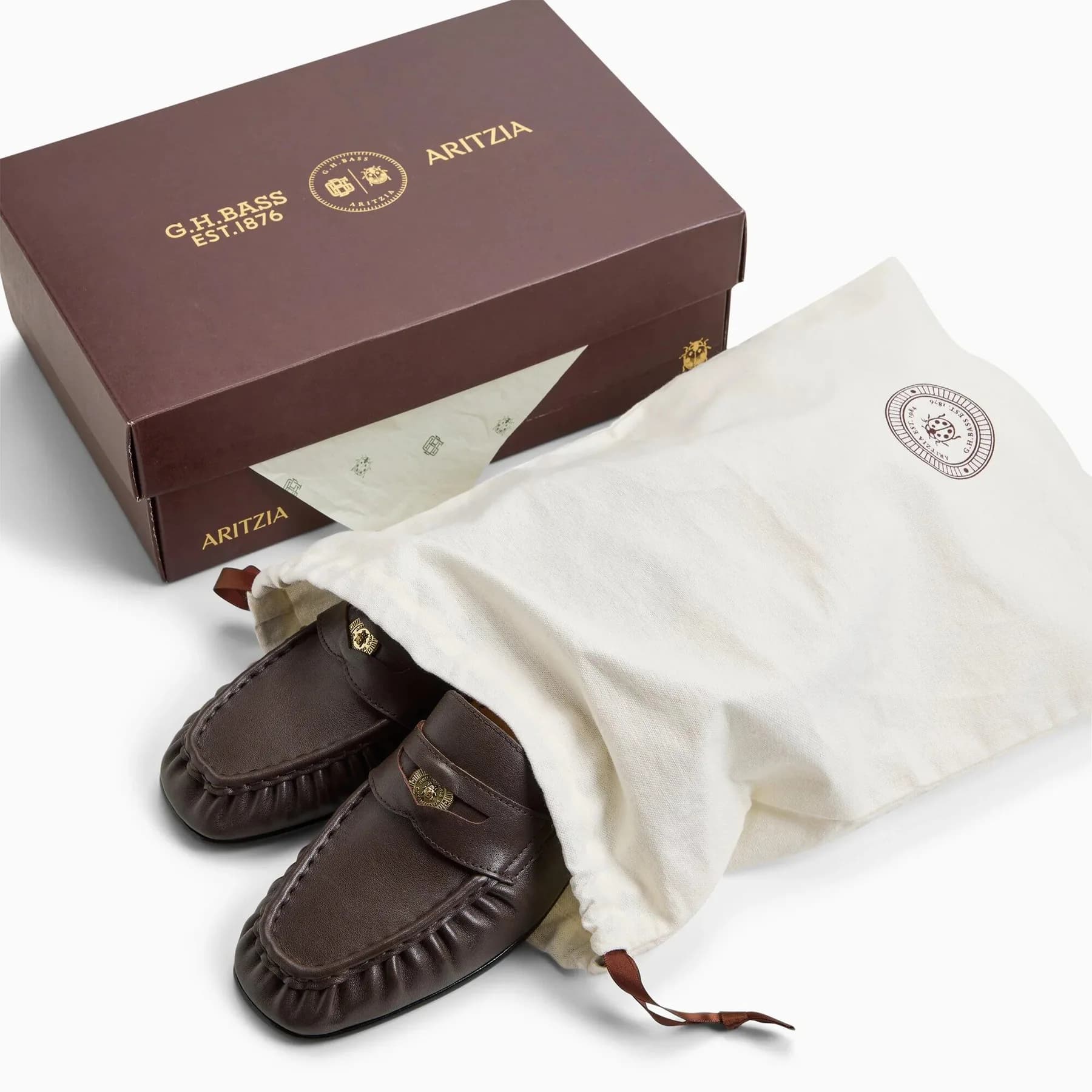 G.H. Bass x Aritzia Reinvent the Classic Penny Loafer in Two New Silhouettes — additional view 1