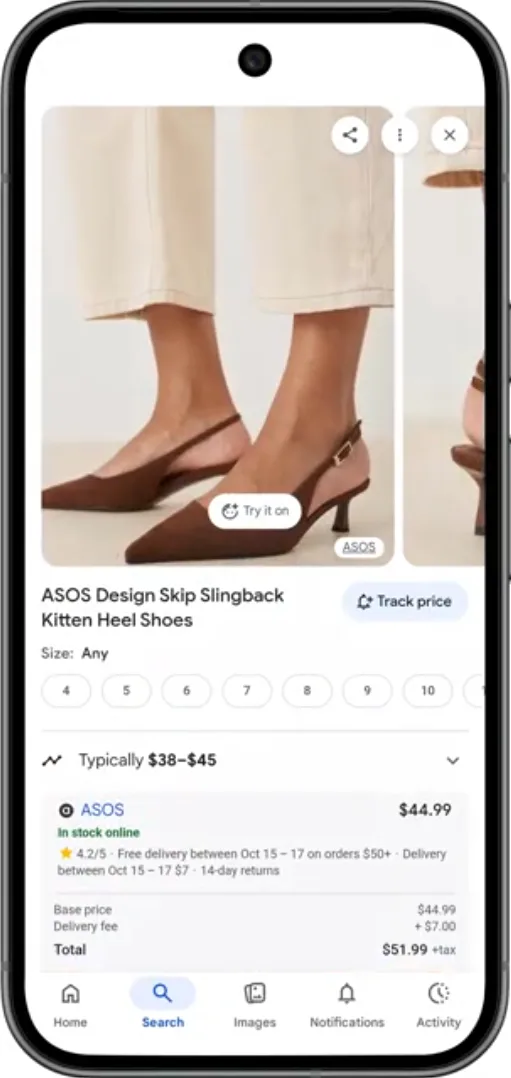 Google Expands Its AI Powered Virtual Try-On For Shoes — additional view 1