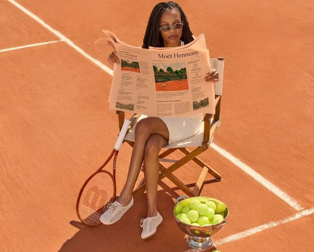 Hennessy Uses Roland-Garros to Tap Into Tennis Fashion Culture