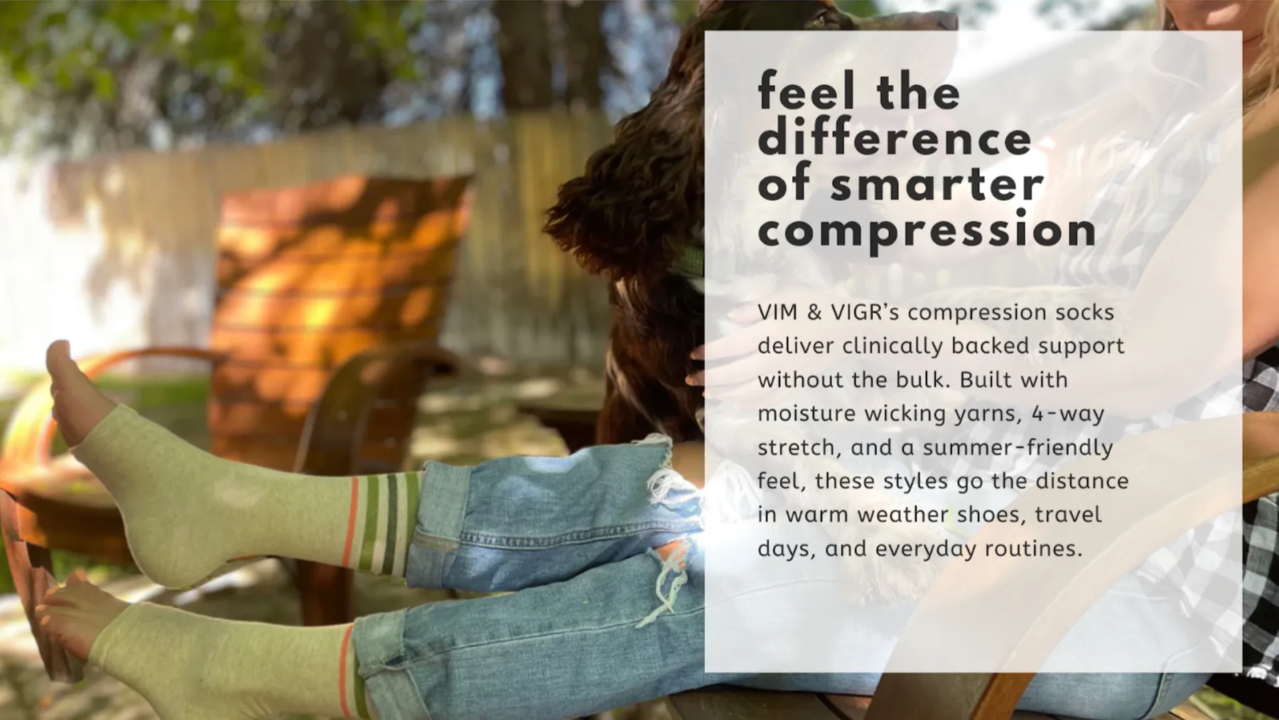 How VIM & VIGR’s Compression Socks Improve Shoe Comfort — additional view 1