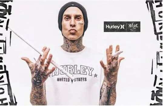 Hurley 2025 Drops First Global Collection with 12 Travis Barker-Inspired Pieces