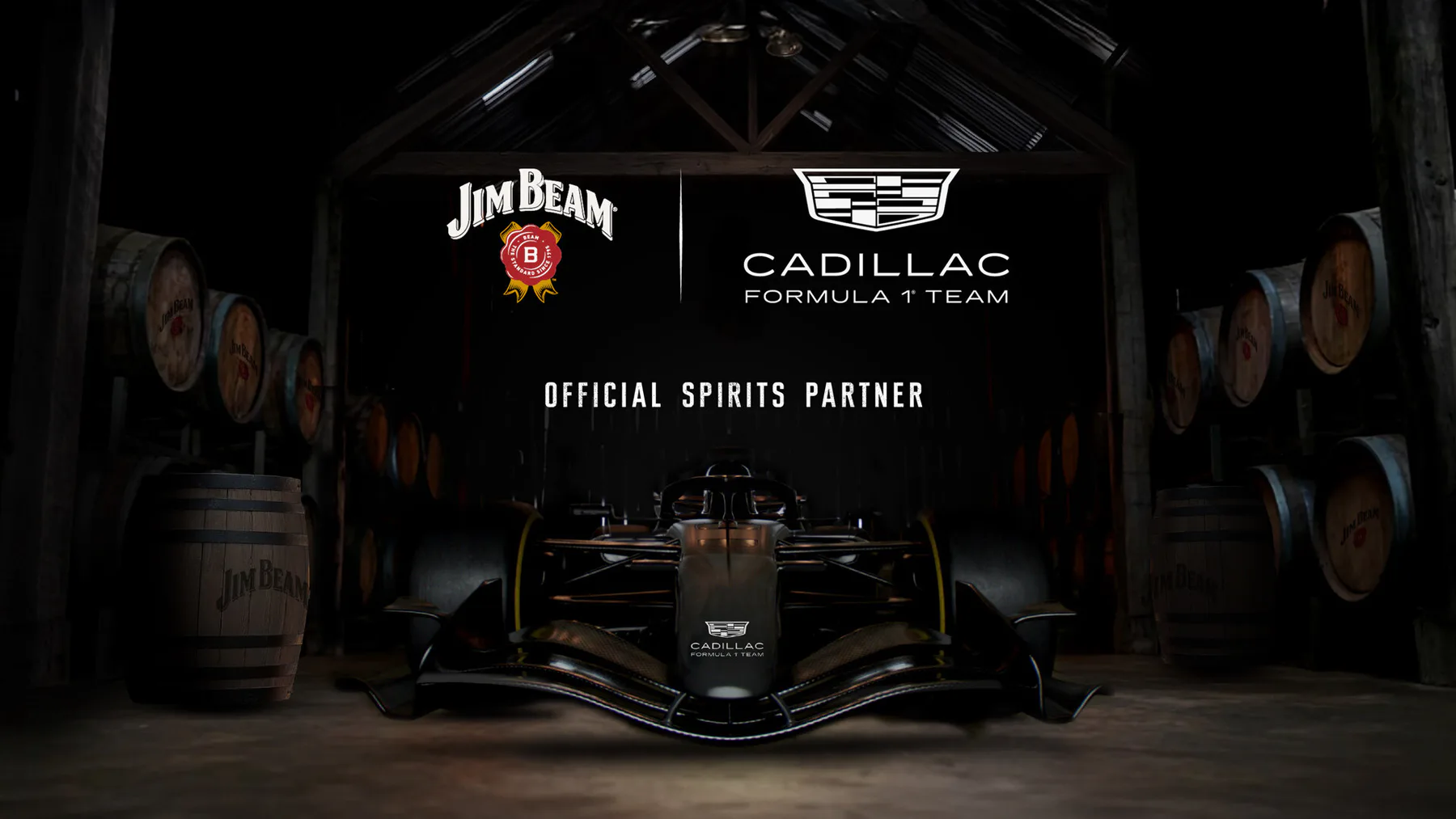 Jim Beam Joins Cadillac Formula 1 Team in Historic Multi-Year Global Partnership