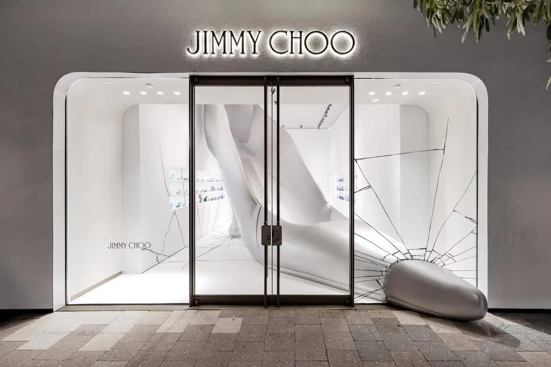 When Retail Becomes Runway Art Jimmy Choo’s Chrome IXIA Takeover Dominates Miami Art Week