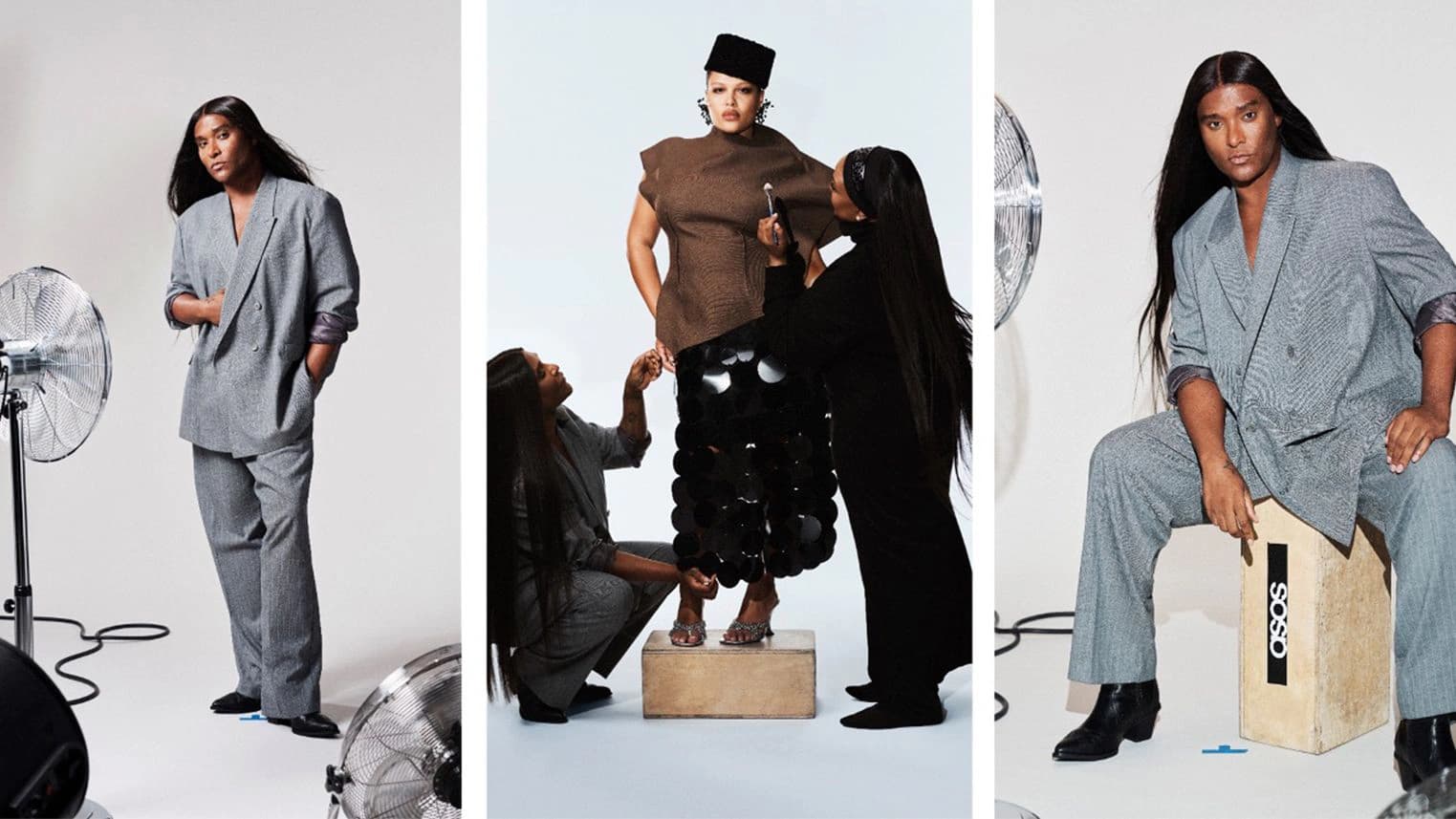 Law Roach in ASOS Stylist in Residence campaign imagery.