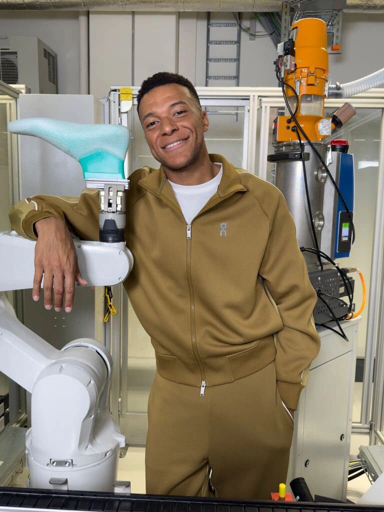 Kylian Mbappé in On football campaign imagery.