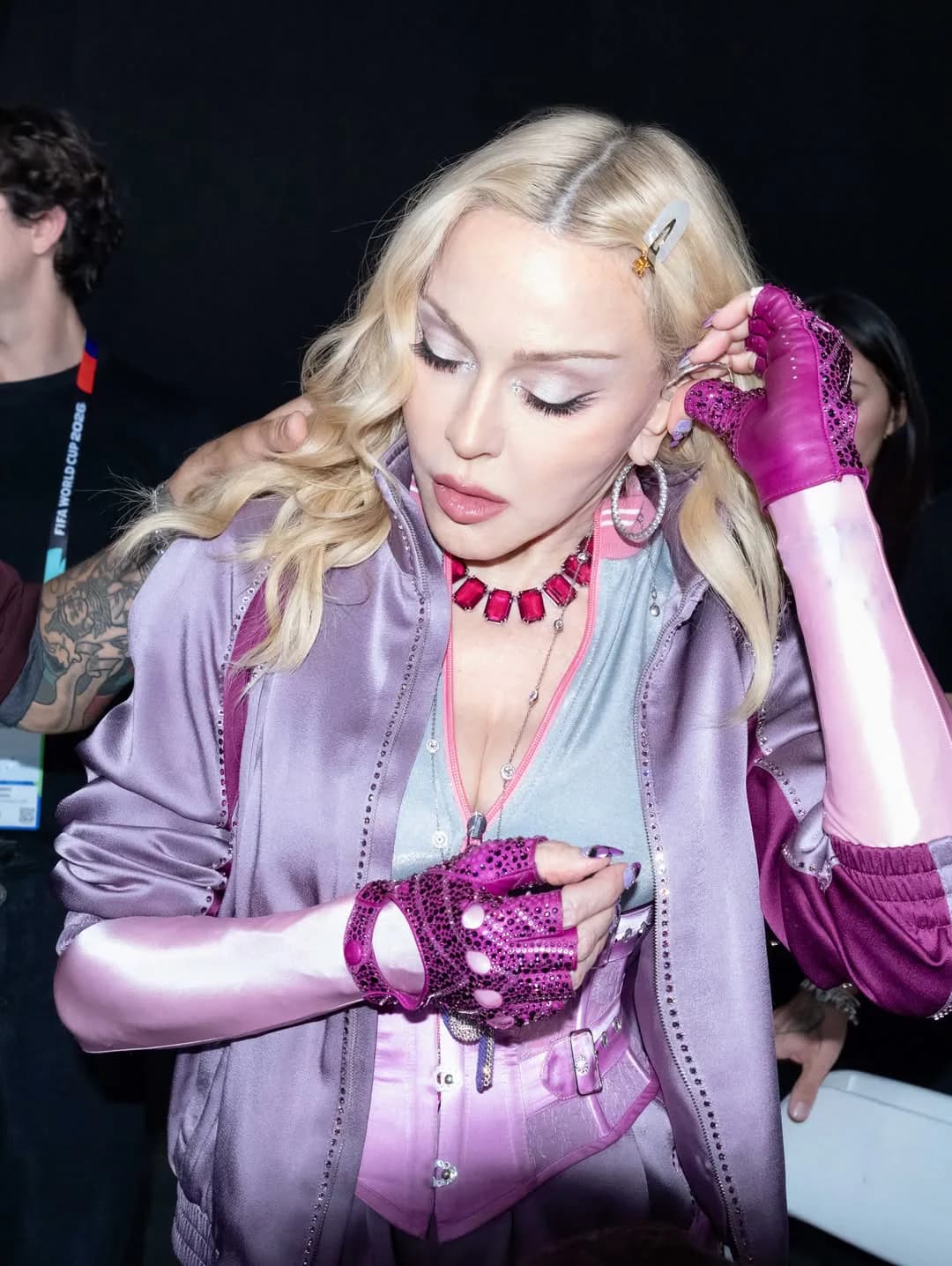 Madonna Wears Custom Saint Laurent Boots at the 2026 FIFA World Cup Final — additional view 17