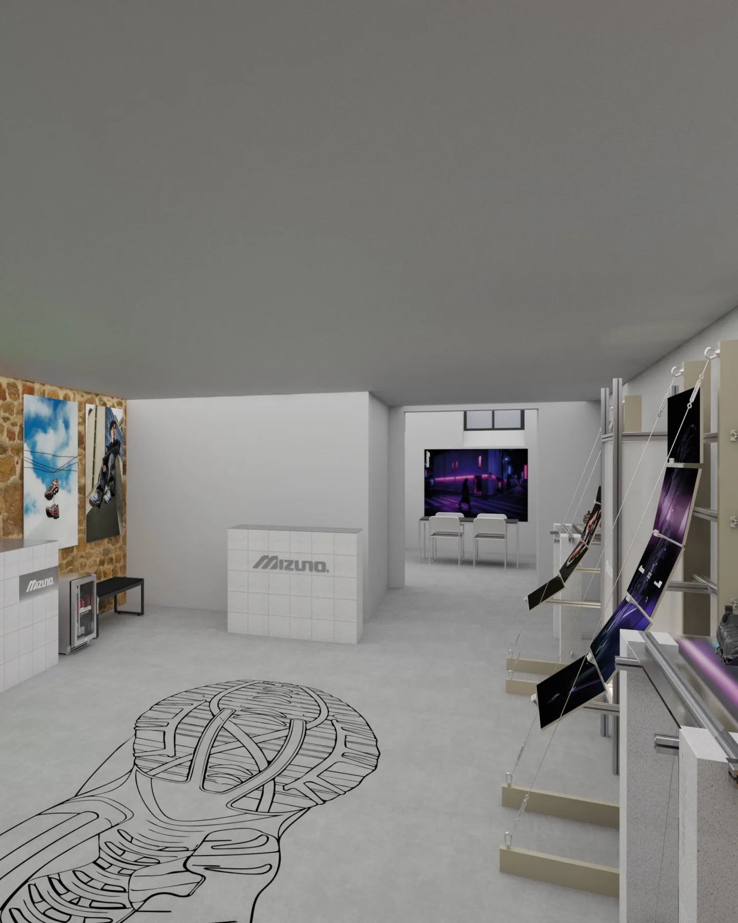 Mizuno Sportstyle Brings Immersive Design to Paris Fashion Week SS27 — additional view 12