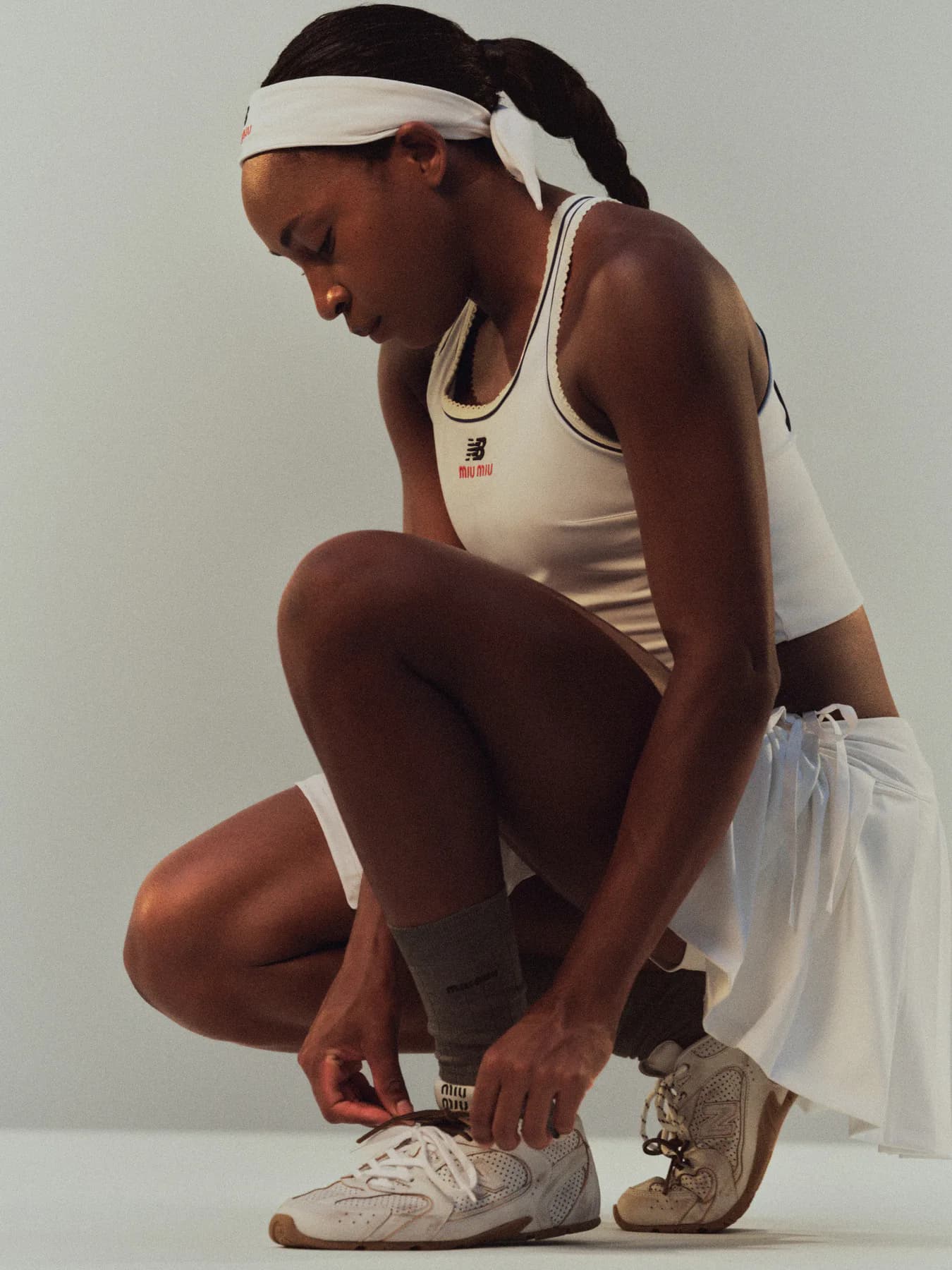 New Balance and Miu Miu Elevate Coco Gauff With a Luxury Tennis Collection — additional view 5
