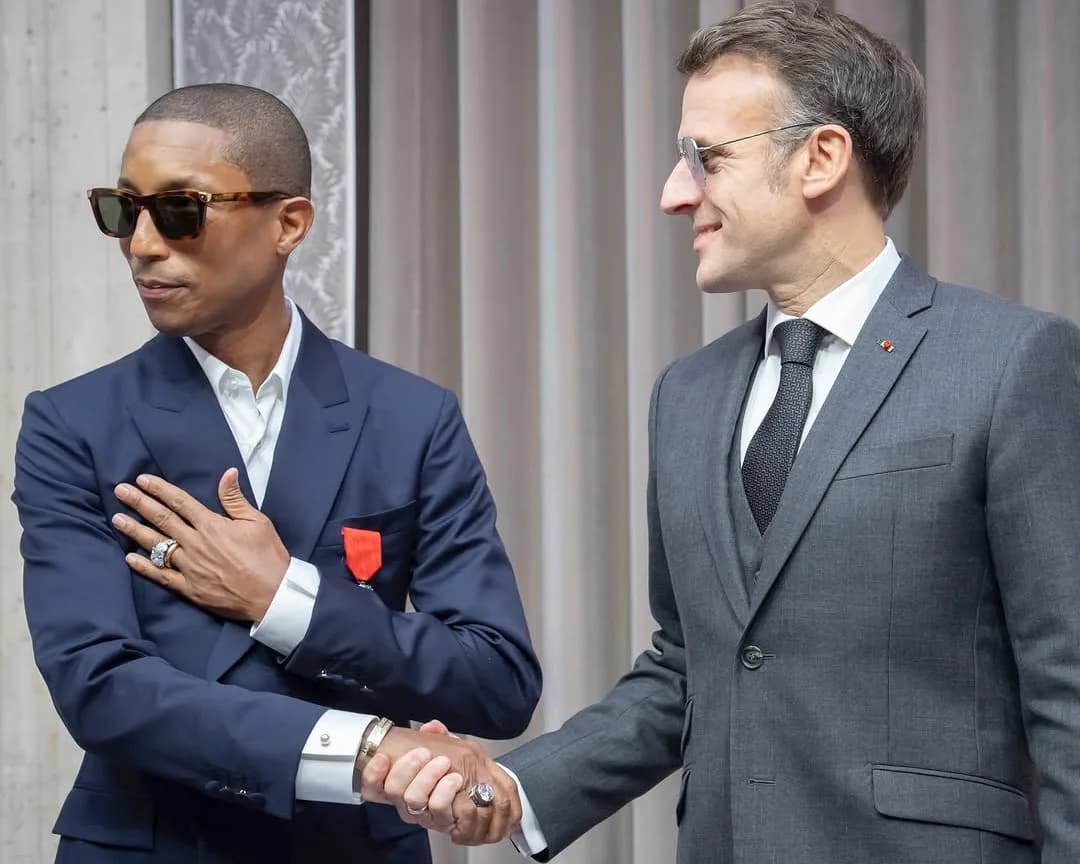 Pharrell Williams Knighted in France During Paris Fashion Week 2026