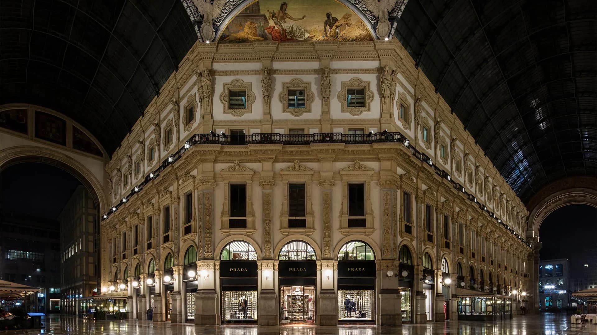 Prada Galleria in Milan, presented by Prada Group.