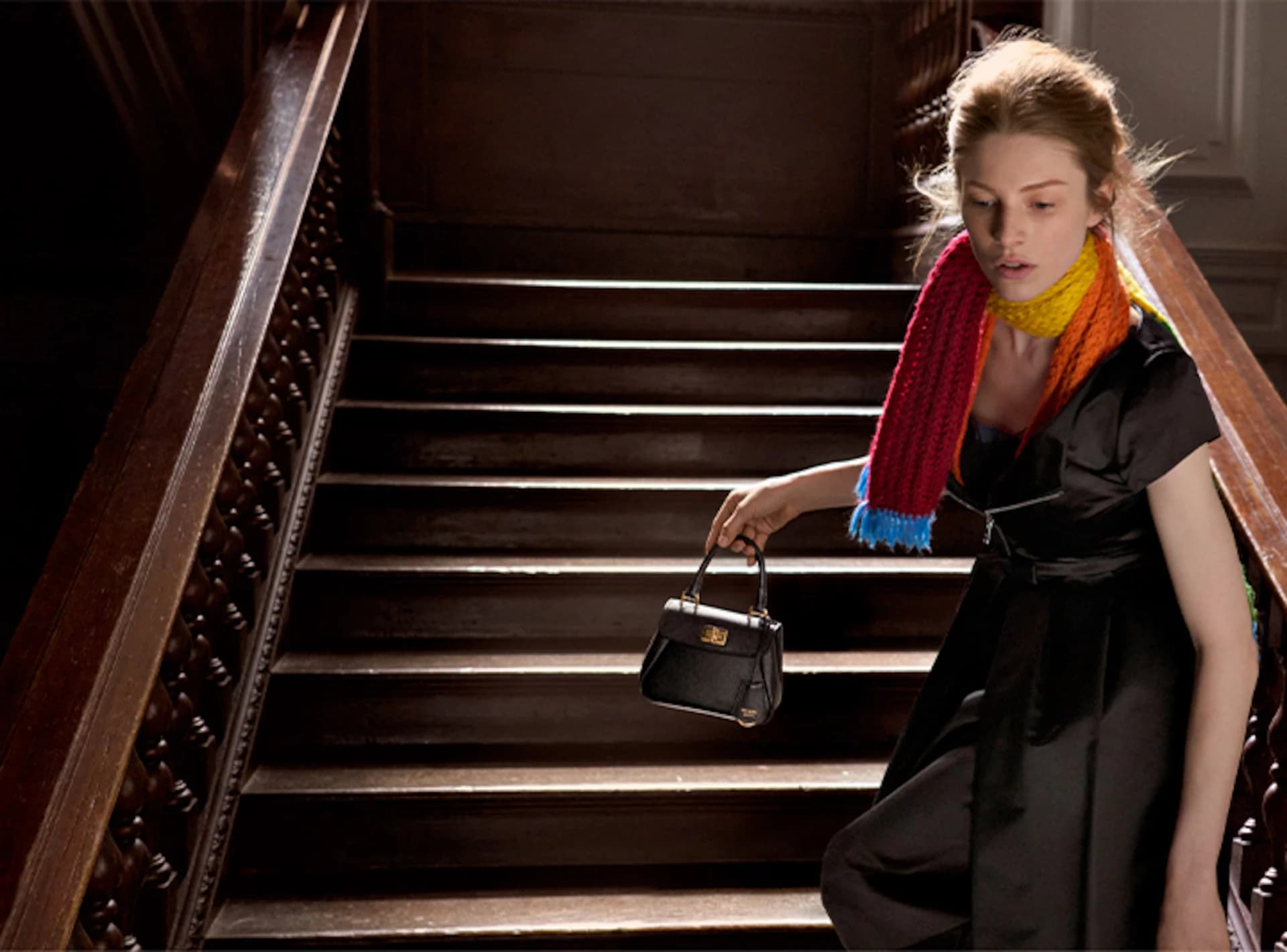 Prada brand interior image from Prada Group.