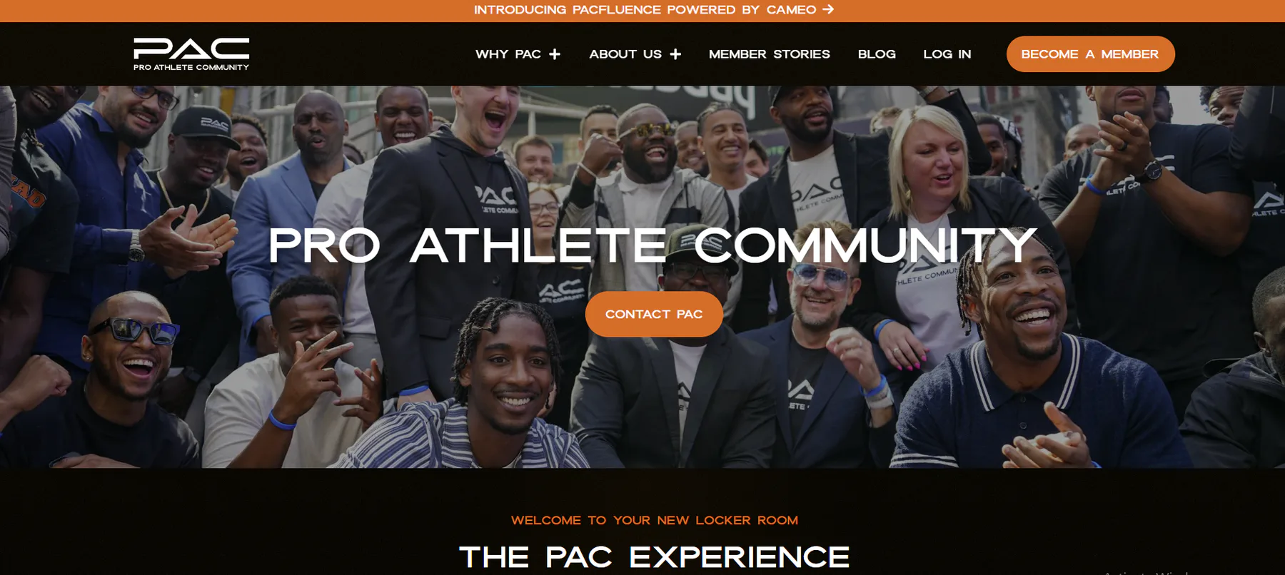 Pro Athlete Community and Cameo Unveil PACfluence Platform Connecting 1,500 Athletes with Brand Deals