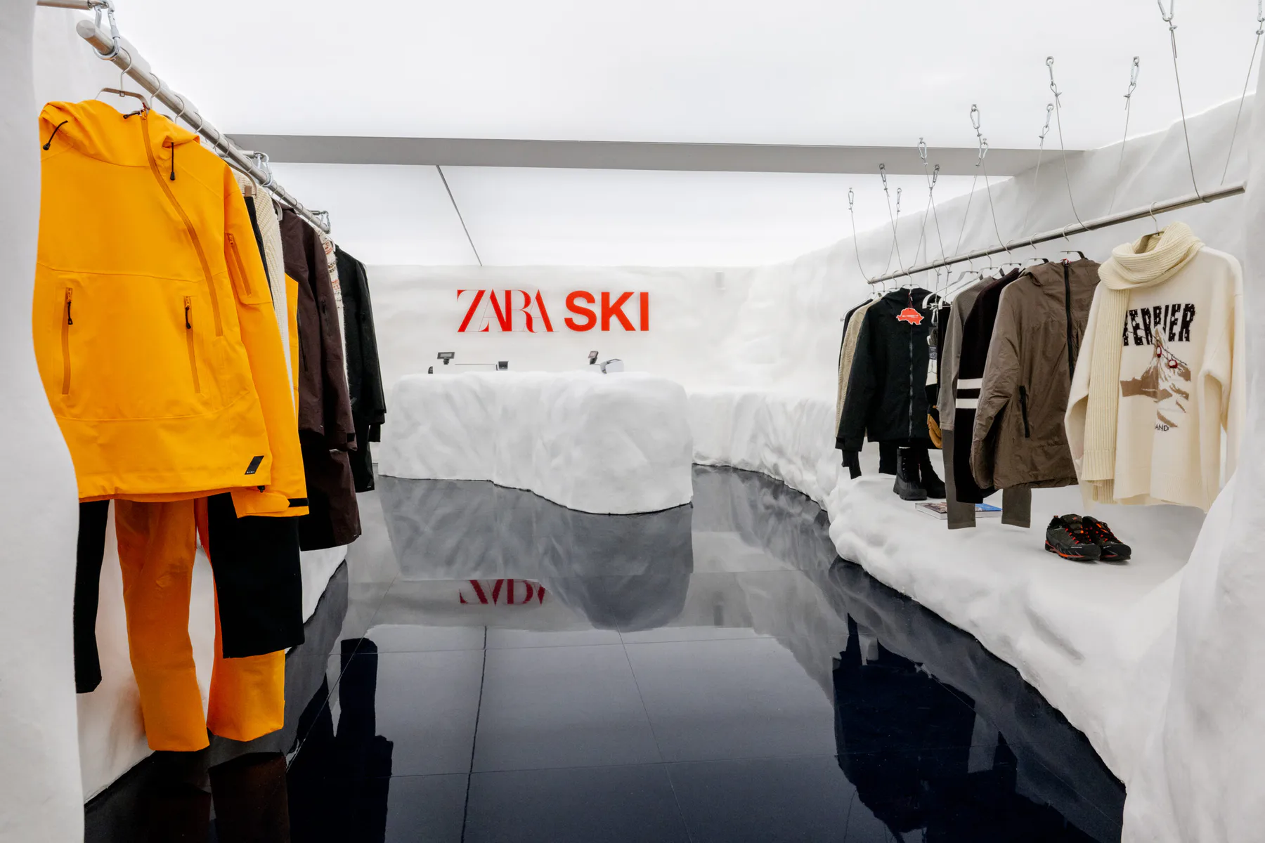 Profirst and Zara Claim FRAME Awards 2025 Silver for the Verbier Ski Pop Up