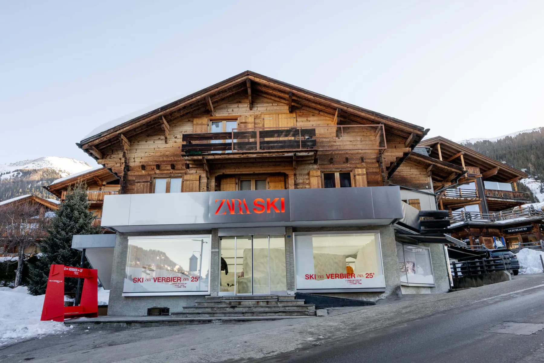 Profirst and Zara Claim FRAME Awards 2025 Silver for the Verbier Ski Pop Up