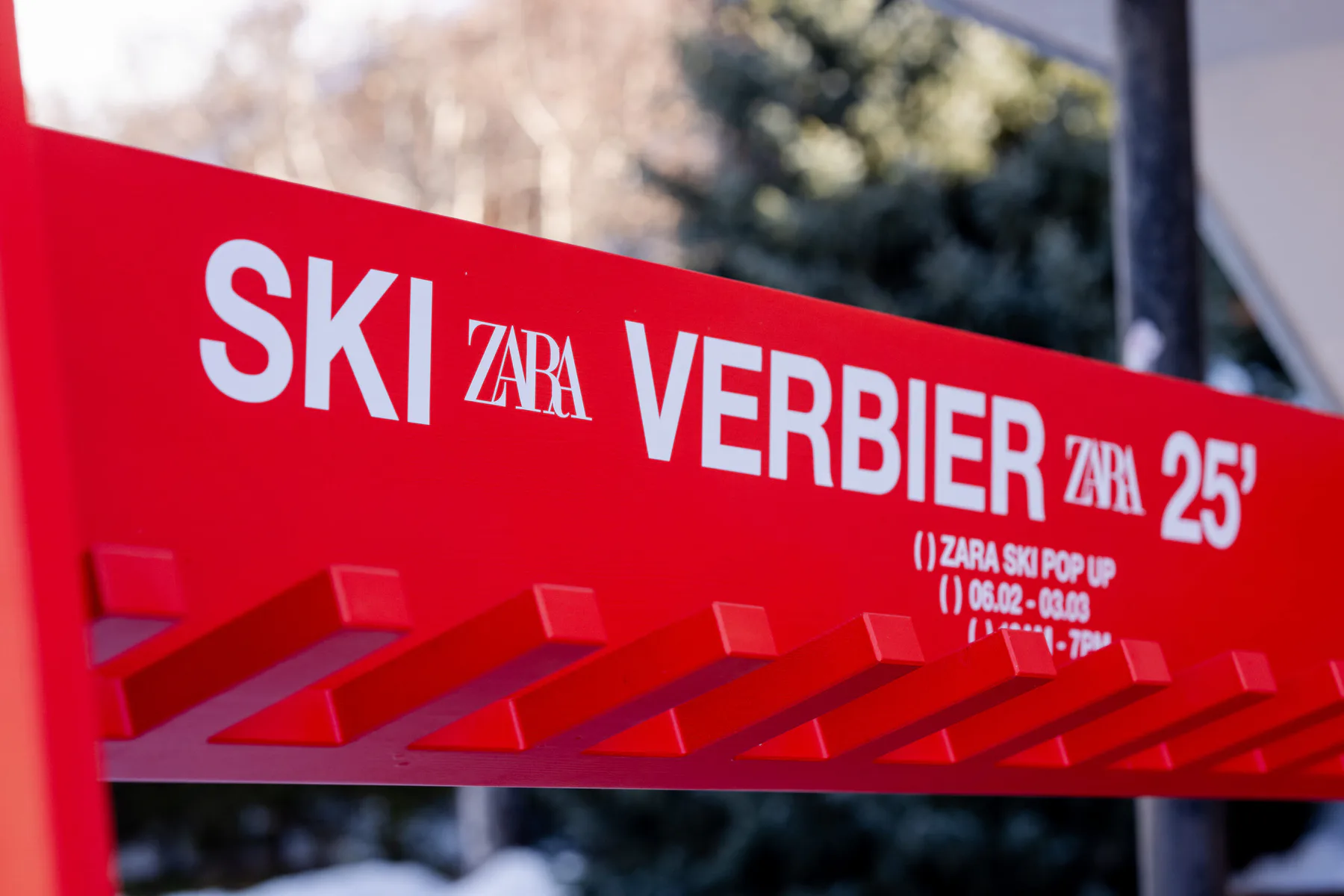 Profirst and Zara Claim FRAME Awards 2025 Silver for the Verbier Ski Pop Up