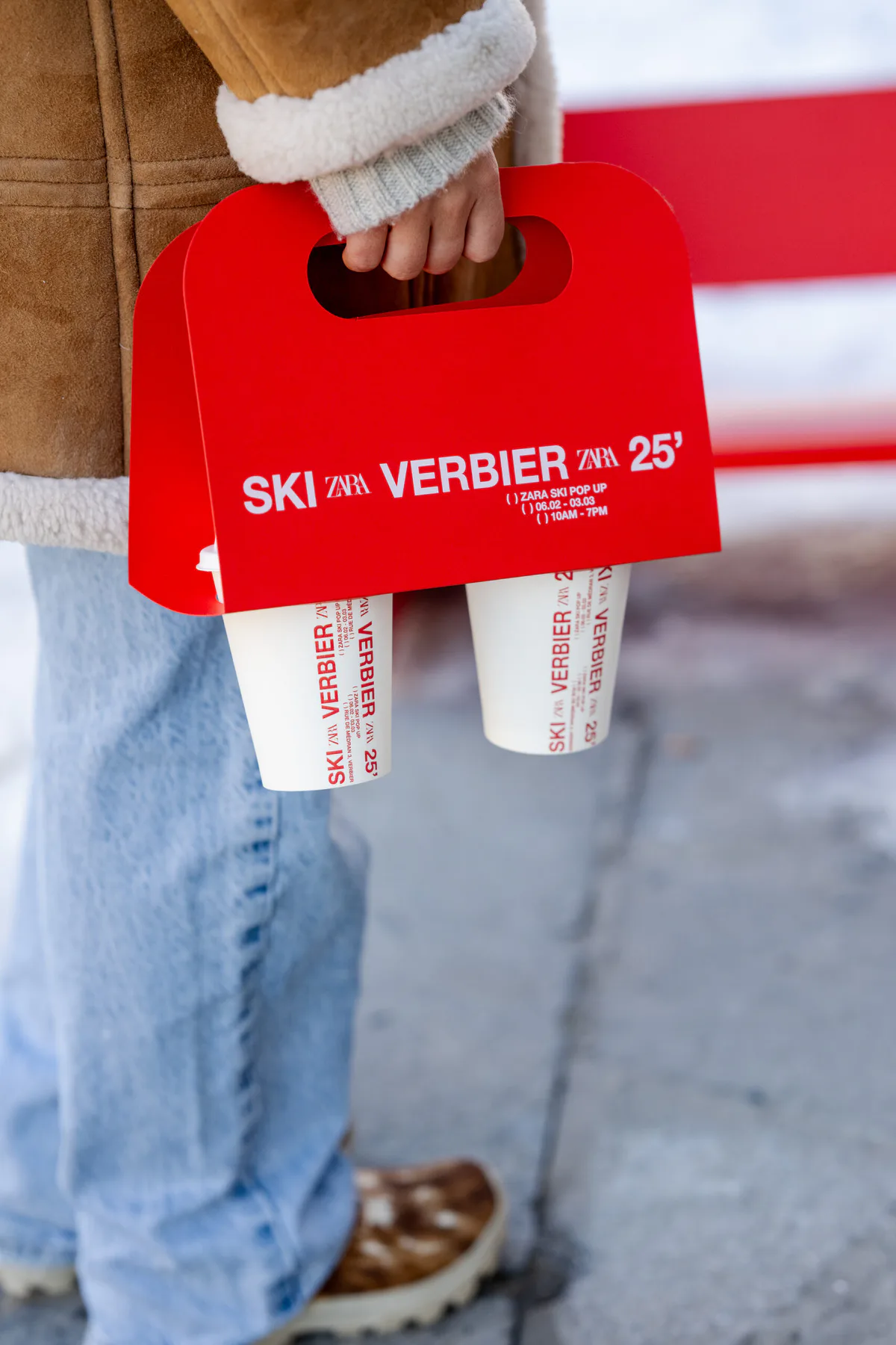 Profirst and Zara Claim FRAME Awards 2025 Silver for the Verbier Ski Pop Up