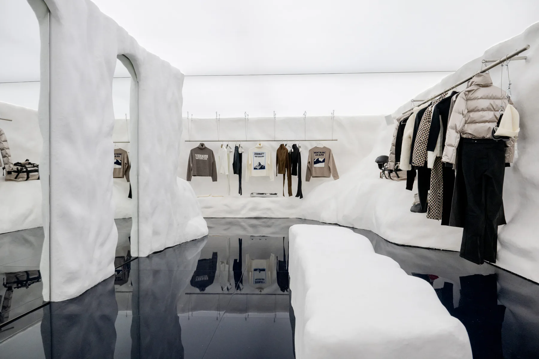 Profirst and Zara Claim FRAME Awards 2025 Silver for the Verbier Ski Pop Up
