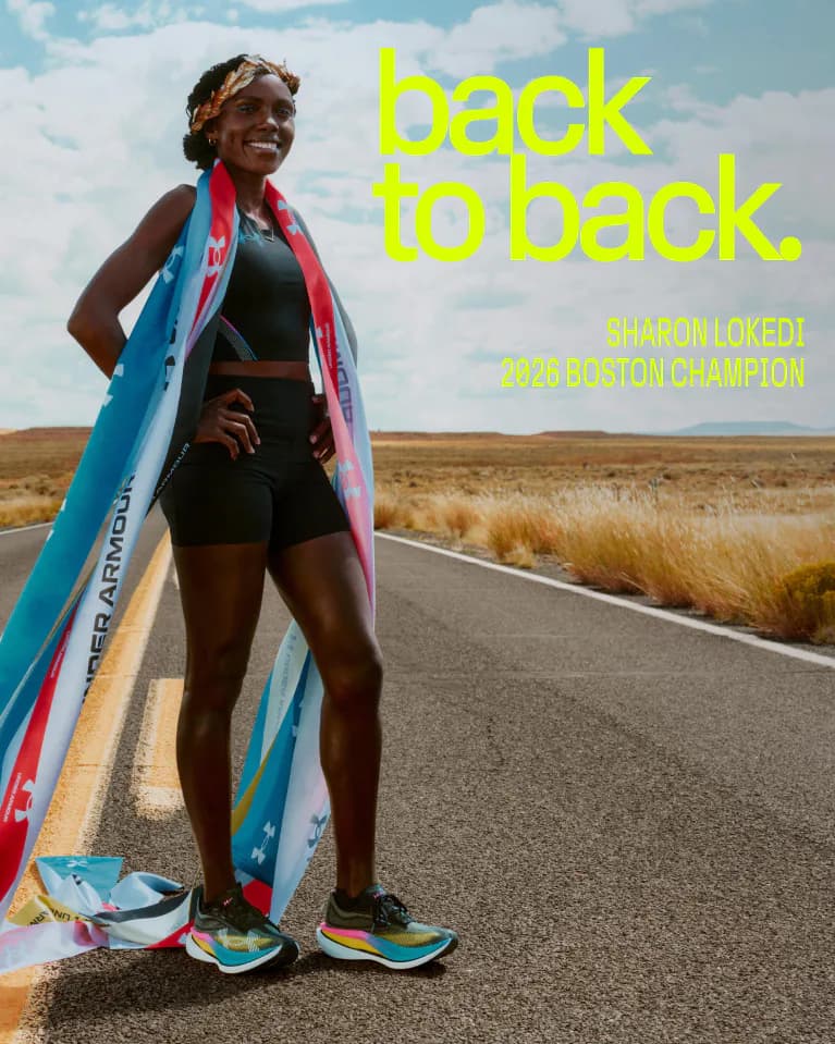 Sharon Lokedi wins the 2026 Boston Marathon to defend her title for Under Armour