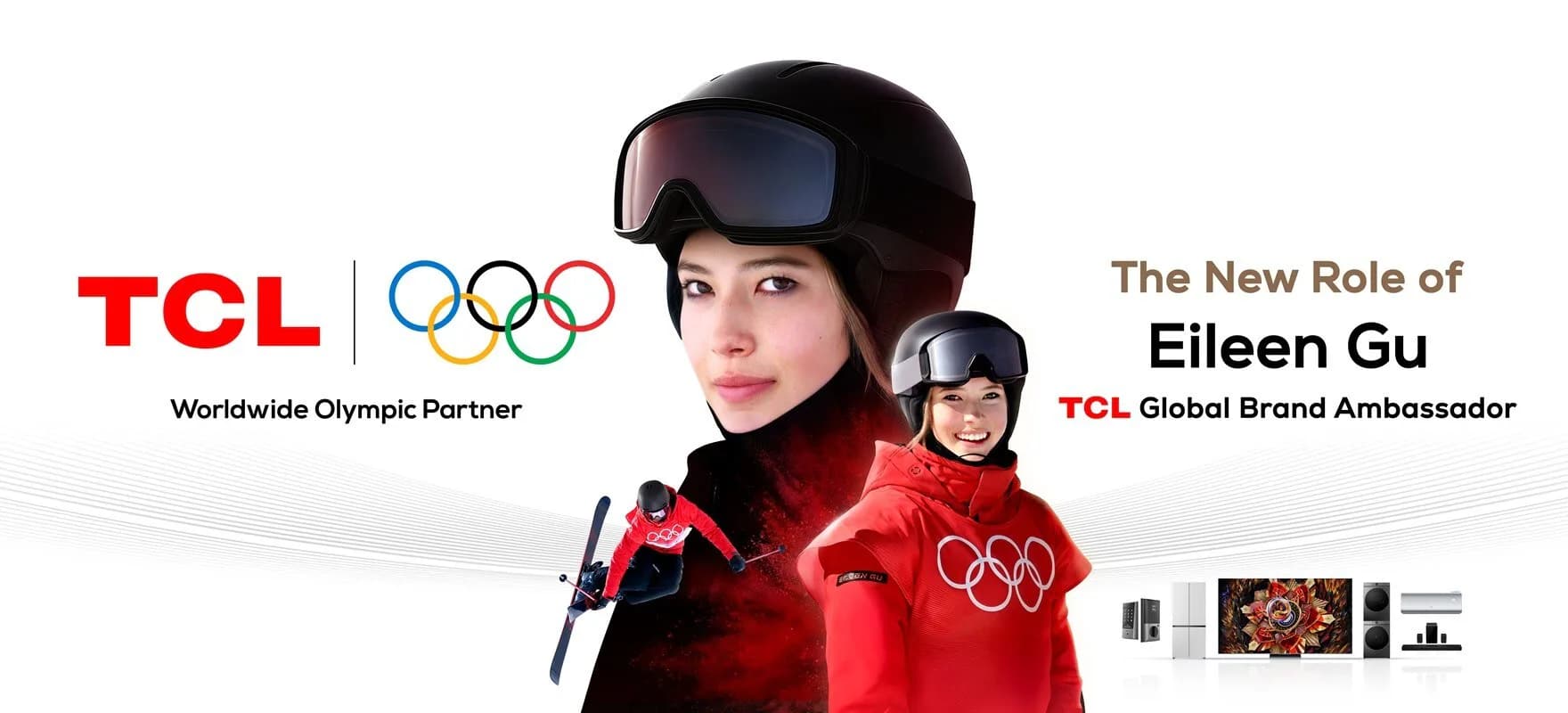 TCL Names Olympic Skier Eileen Gu Global Brand Ambassador Ahead of Milano Cortina 2026