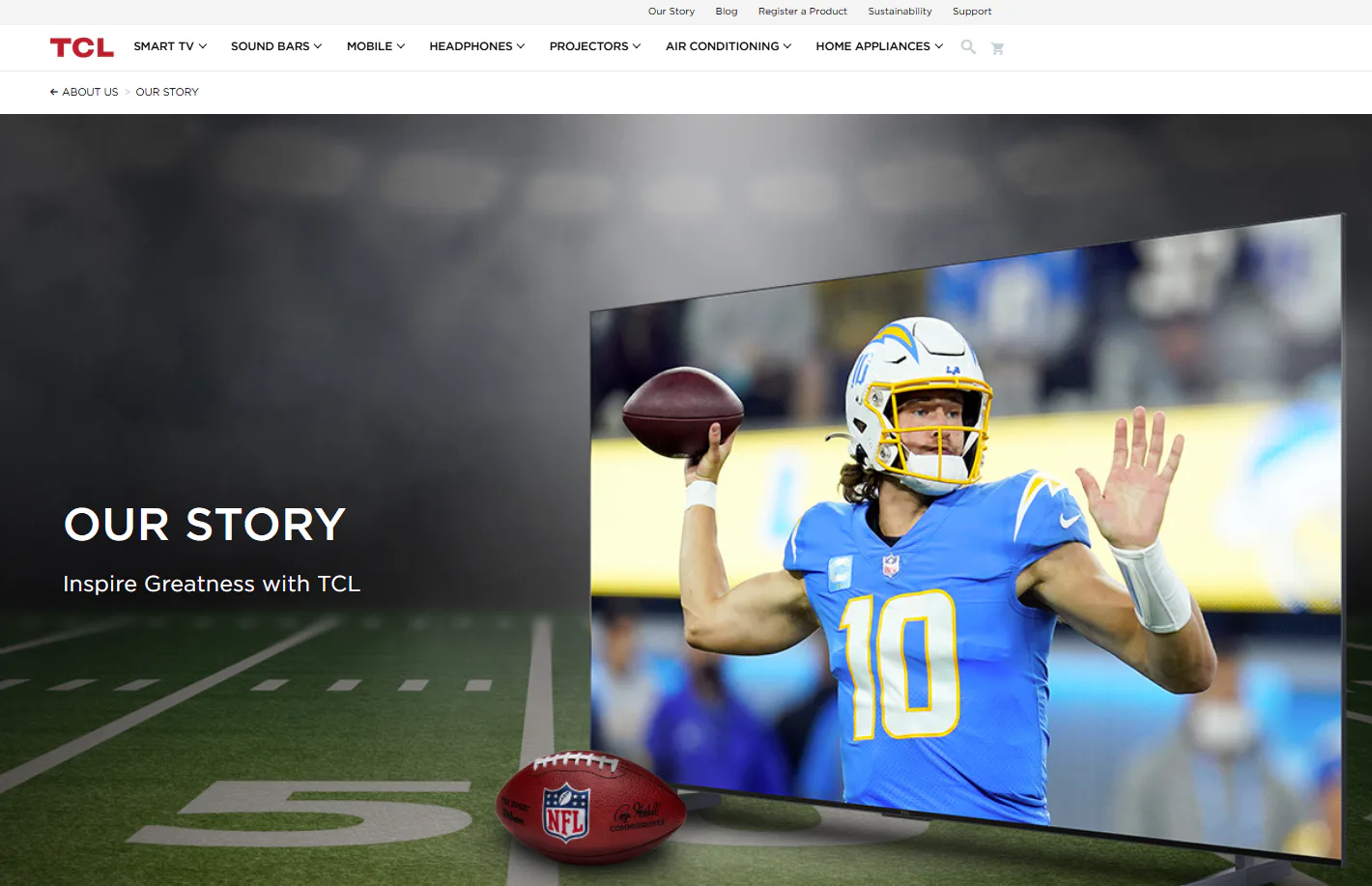 TCL Launches The Ultimate Season to Score with NFL-Themed Giveaways