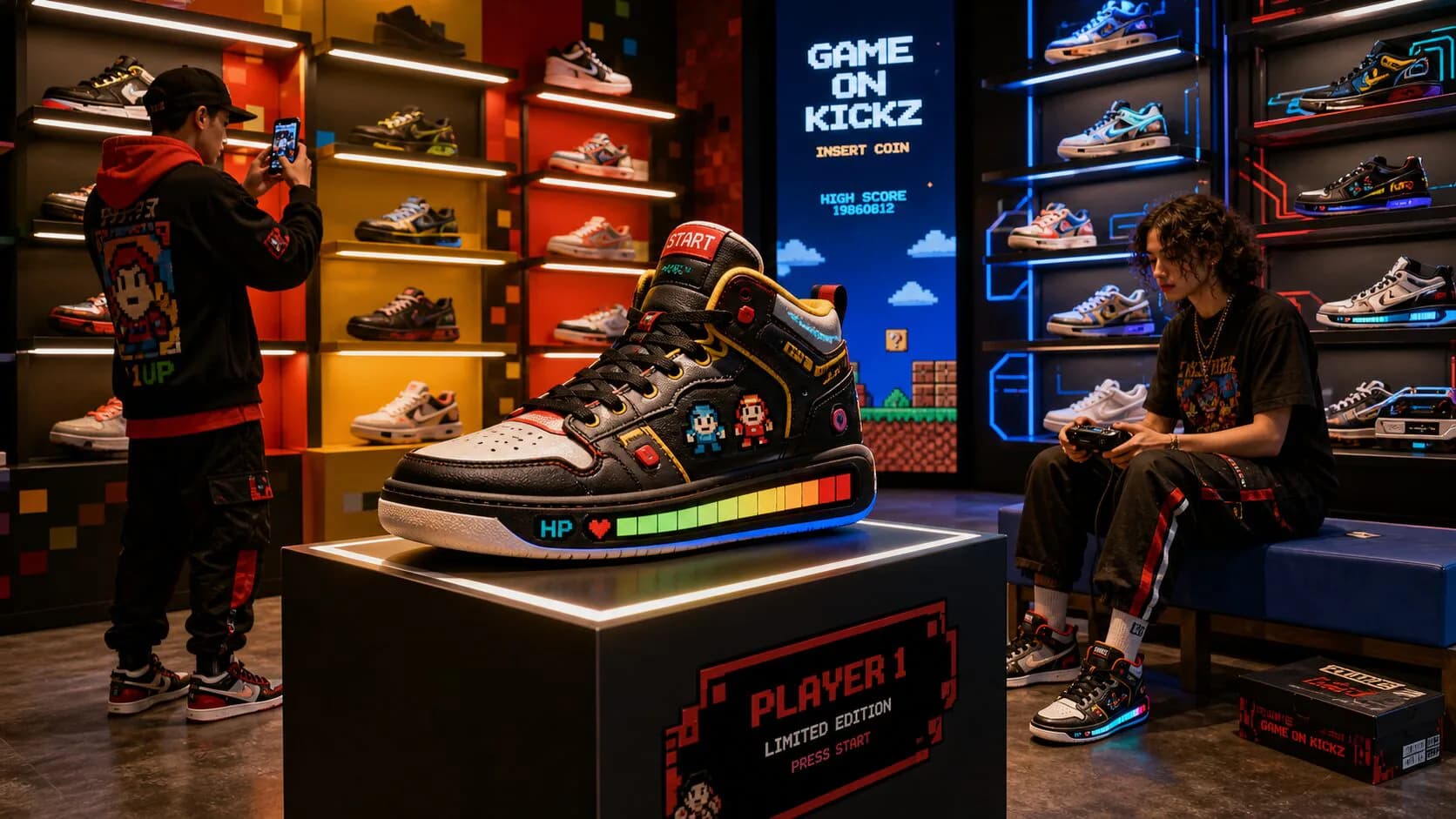 Video Game Shoes Are Real: The Rise of Gaming-Inspired Sneakers.