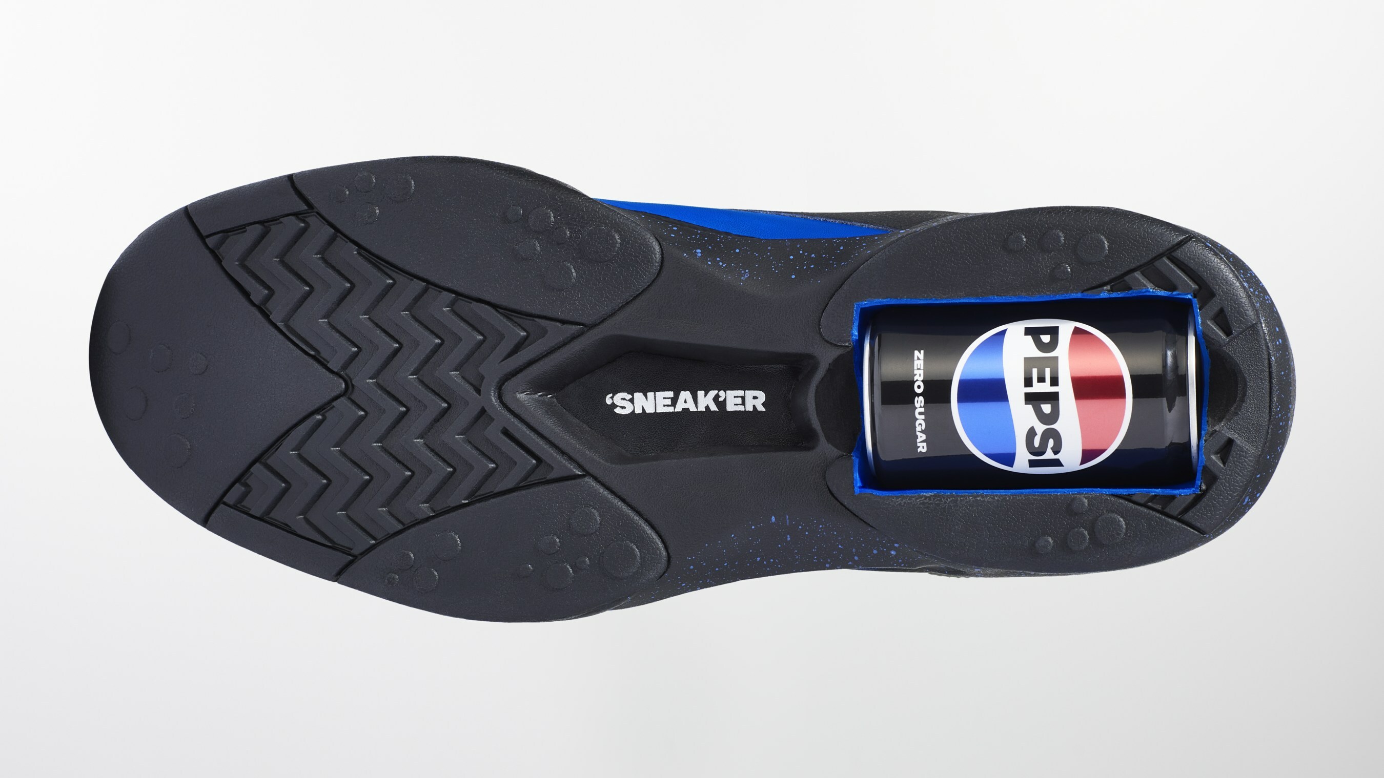 Shaquille O'Neal Unveils Custom Pepsi 'Sneak'er'