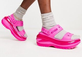 Crocs Mega Crush Matte Sandals Is Back In Stock (Pink Edition)