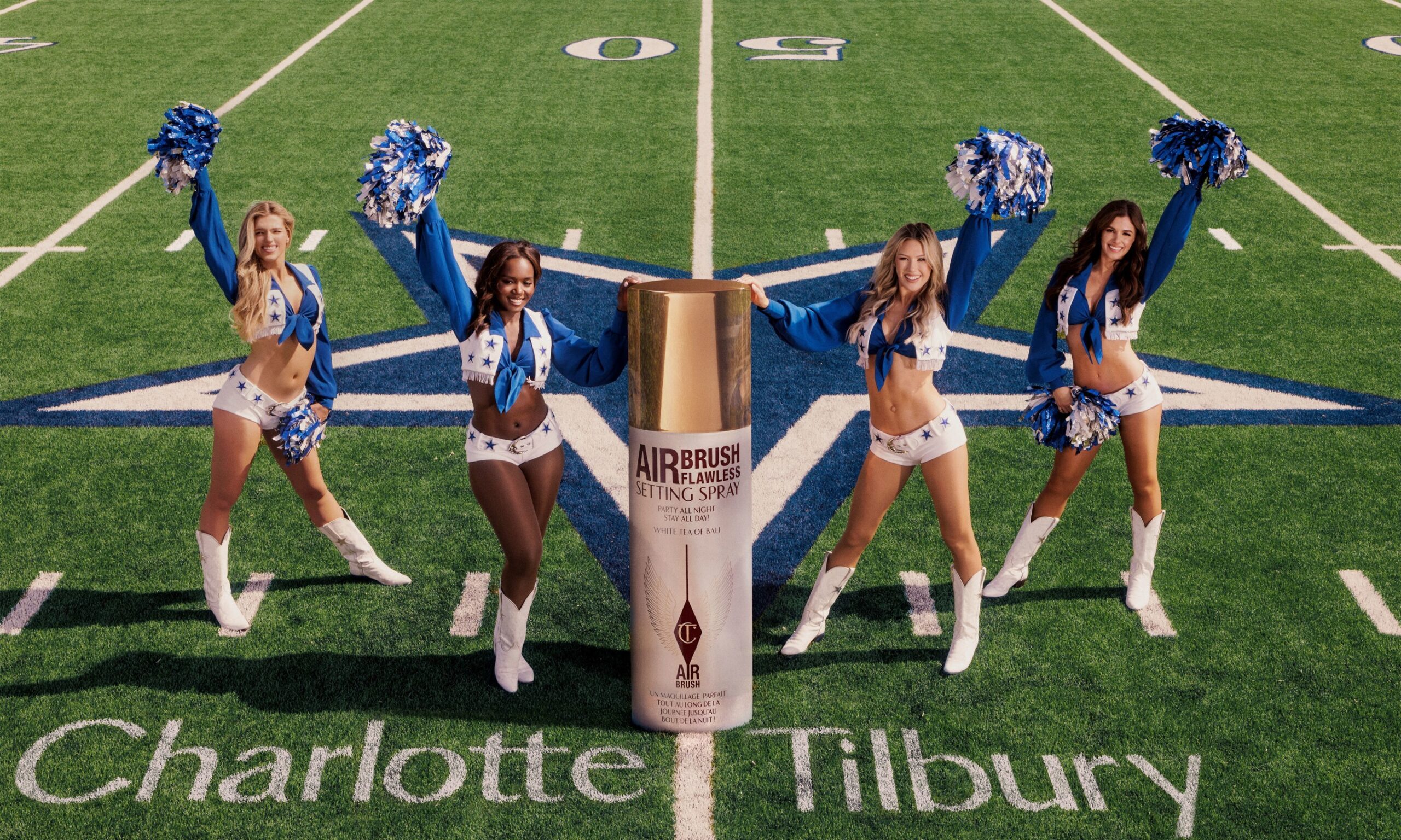 Charlotte Tilbury Partners with Dallas Cowboys Cheerleaders in First US Sports Deal