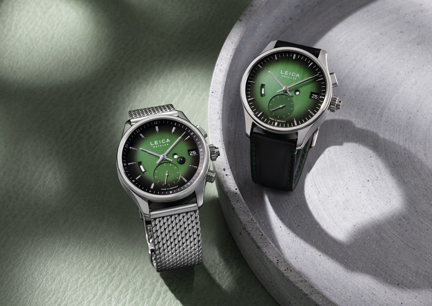 Leica Launches Urban Green ZM 1 and ZM 2 Watches for 2025