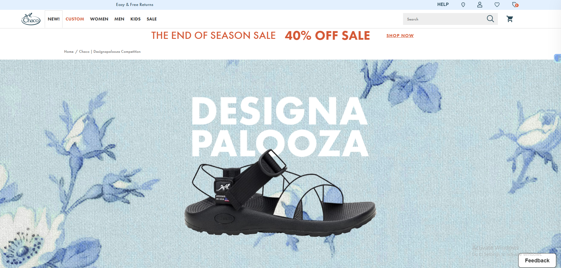 Chaco Launches 2025 Designapalooza Contest Offering $5,000 Prize for Fan-Created Sandal Straps