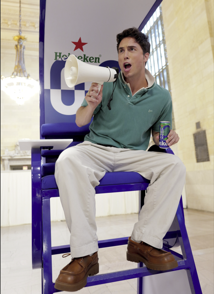 Heineken 0.0 Rolls Out L0VE.L0VE Cans for US Open 2025