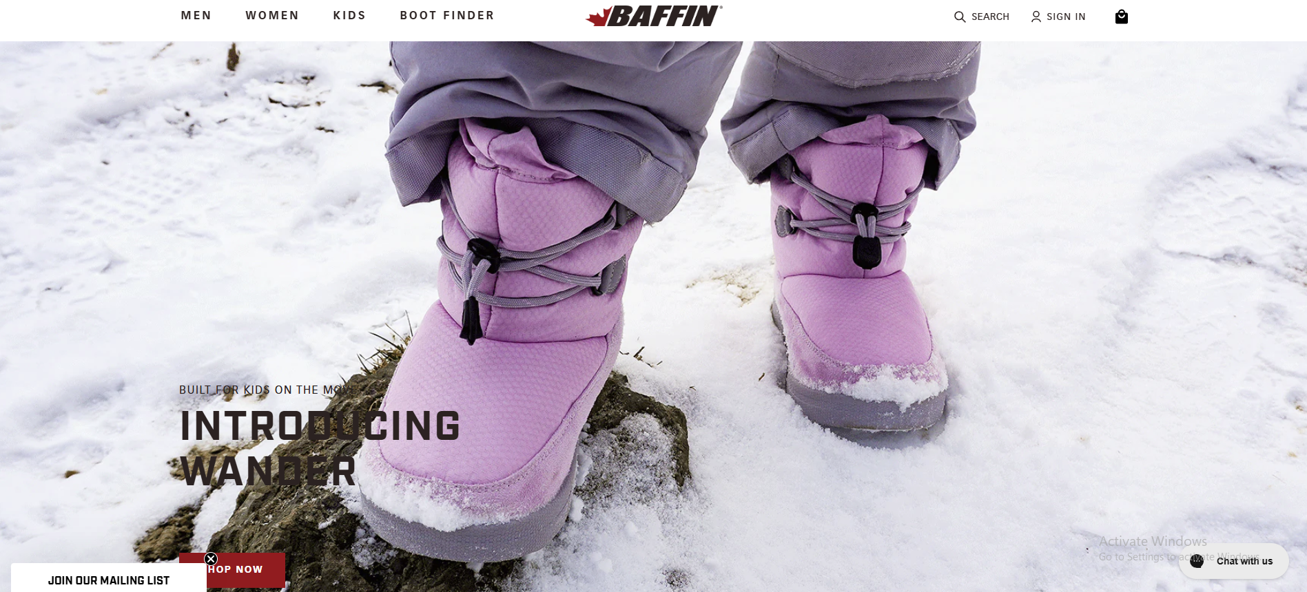 Baffin launches Wander boots built for kids’ year-round adventure