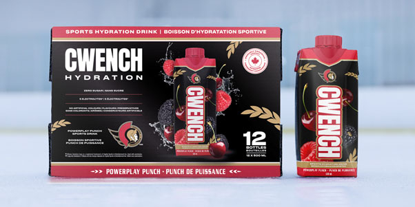 CWENCH Hydration Becomes Official Sports Drink of Ottawa Senators