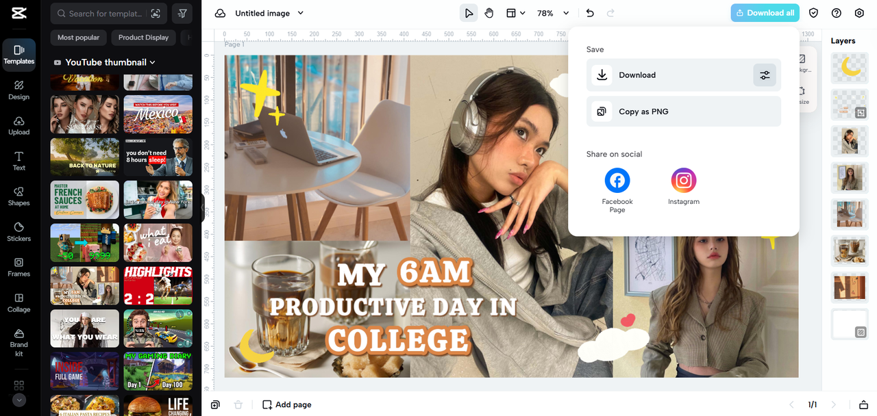 Create YouTube Thumbnails