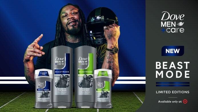Marshawn Lynch and Dove Men+Care Unveil BEASTMODE Collection at Target