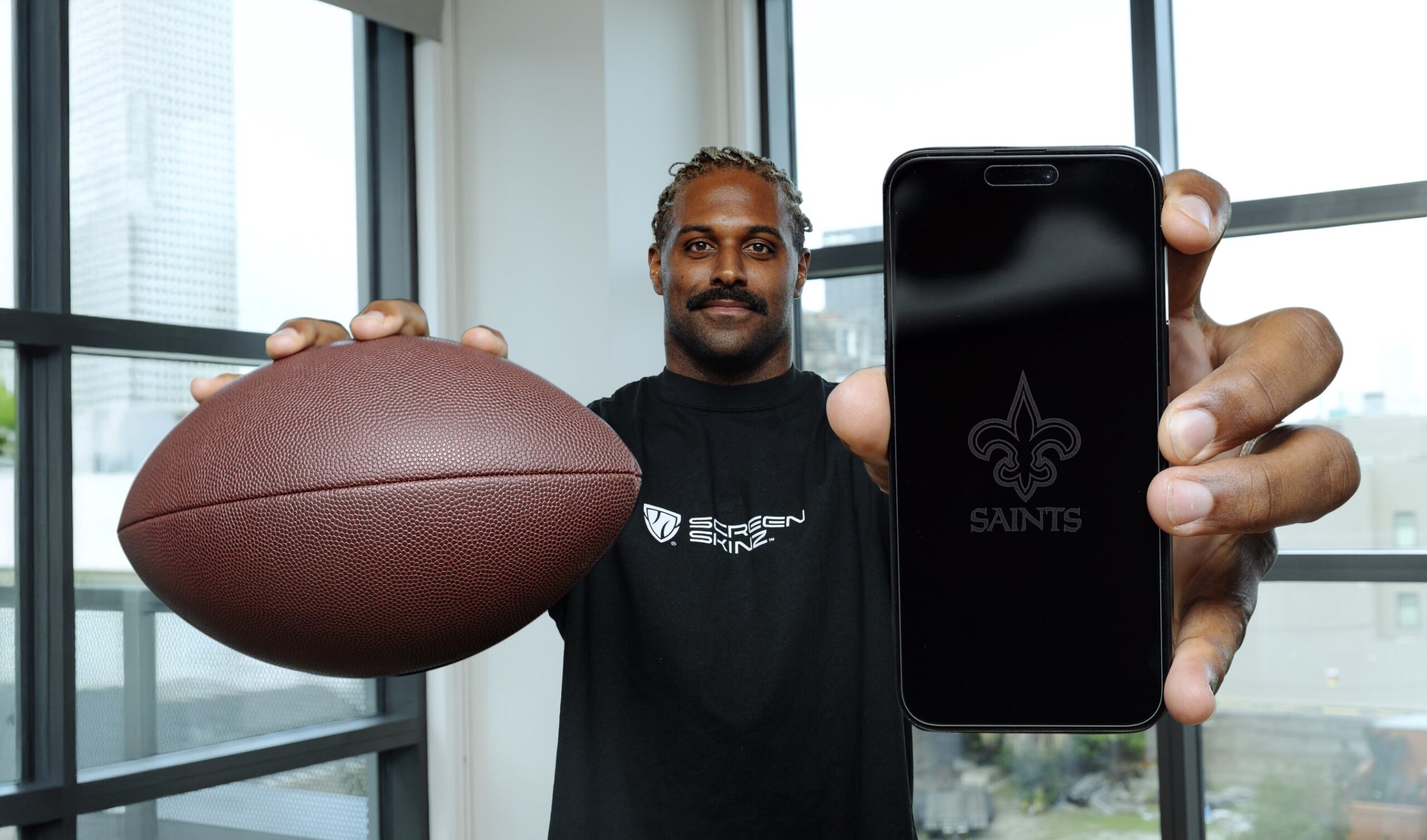 Cam Jordan Joins Screen Skinz as Equity Partner and Brand Ambassador