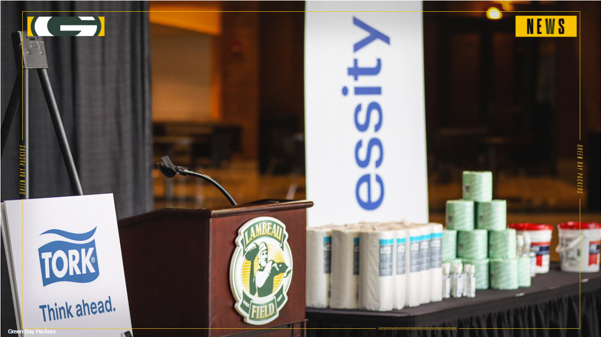 Green Bay Packers and Tork Kick Off 5th Annual “Tackle Hygiene with Every Catch” Campaign