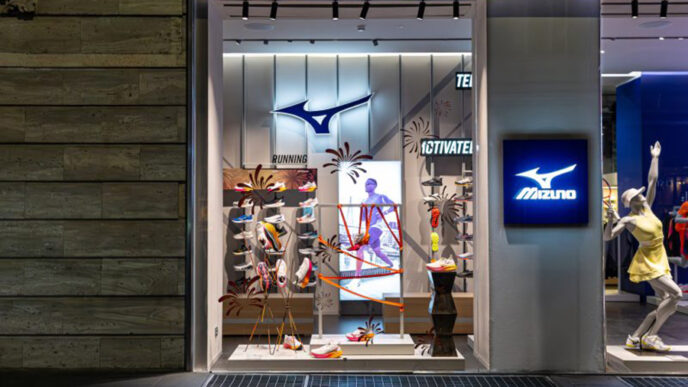 Mizuno Opens Rome Flagship Store on Via Tomacelli